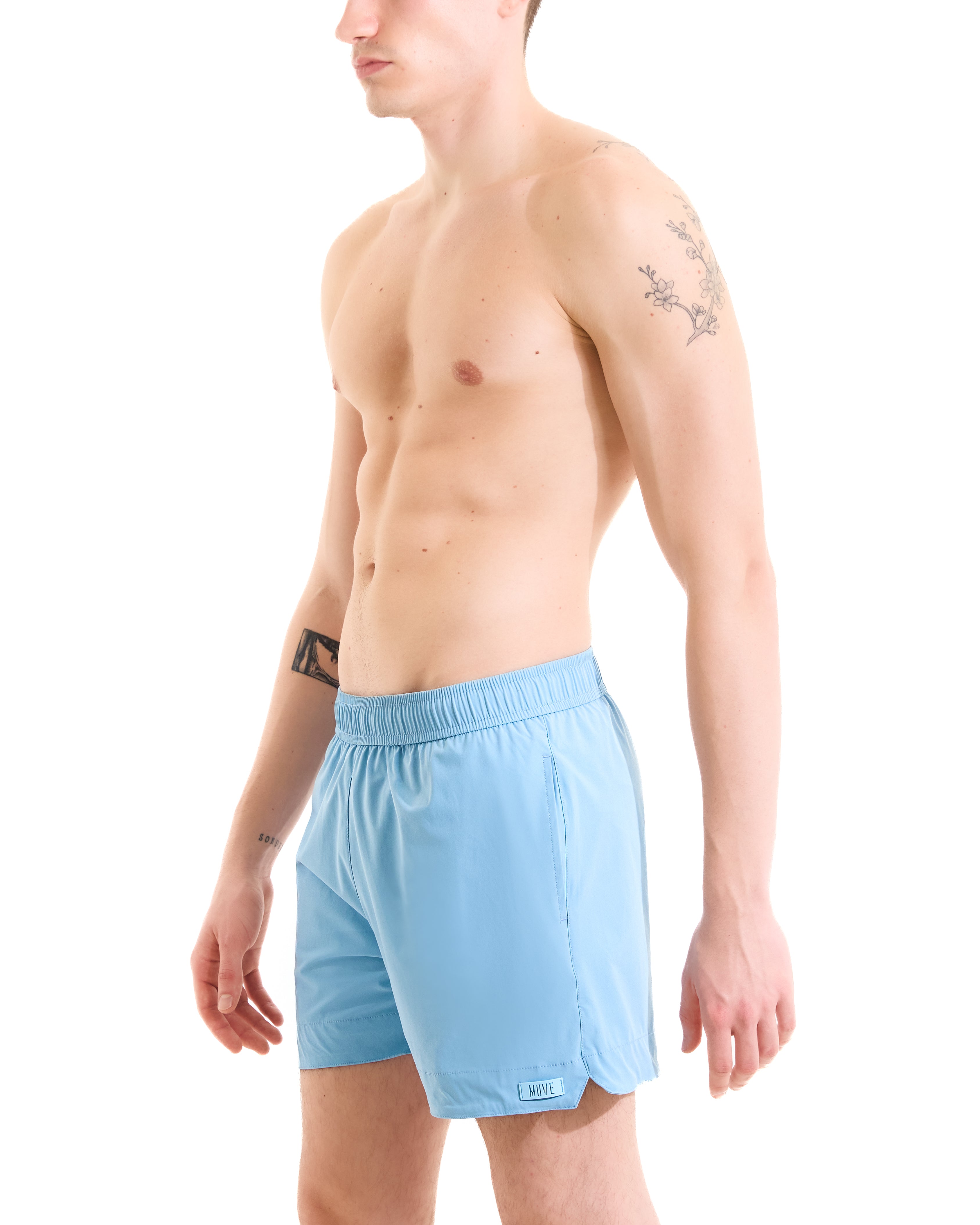 Solid light blue Rio boxers