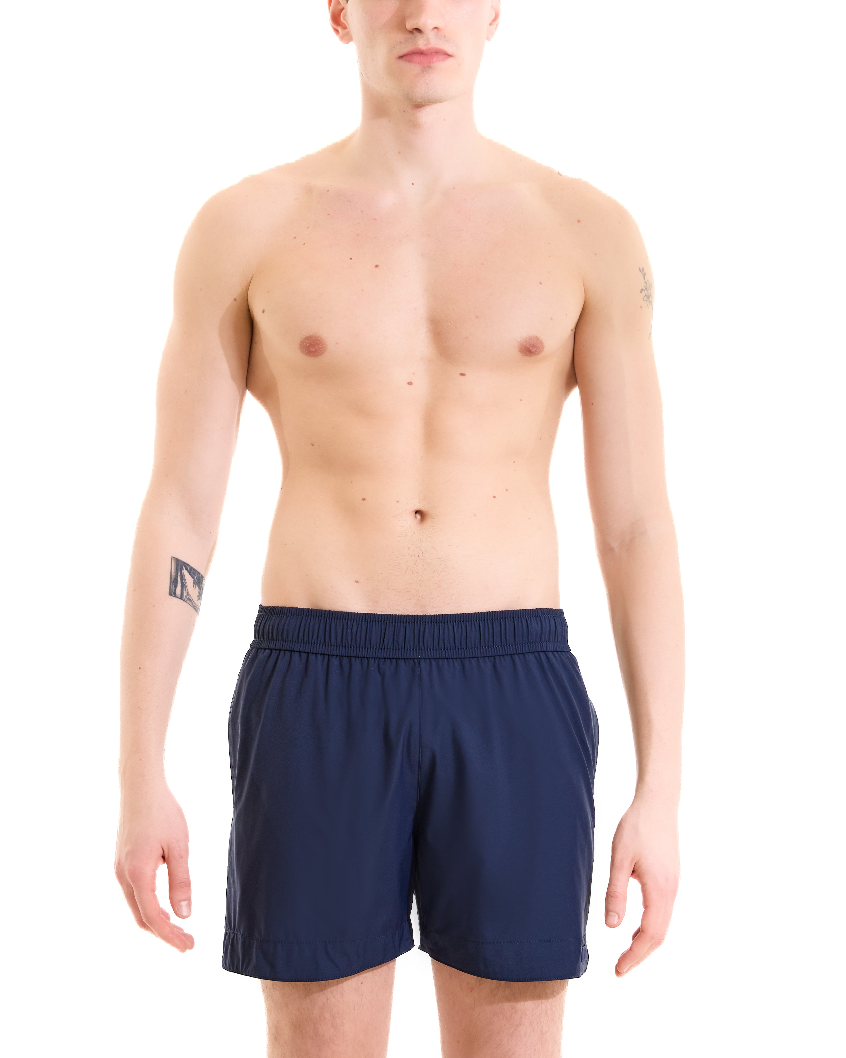 Boxer Rio tinta unita blu