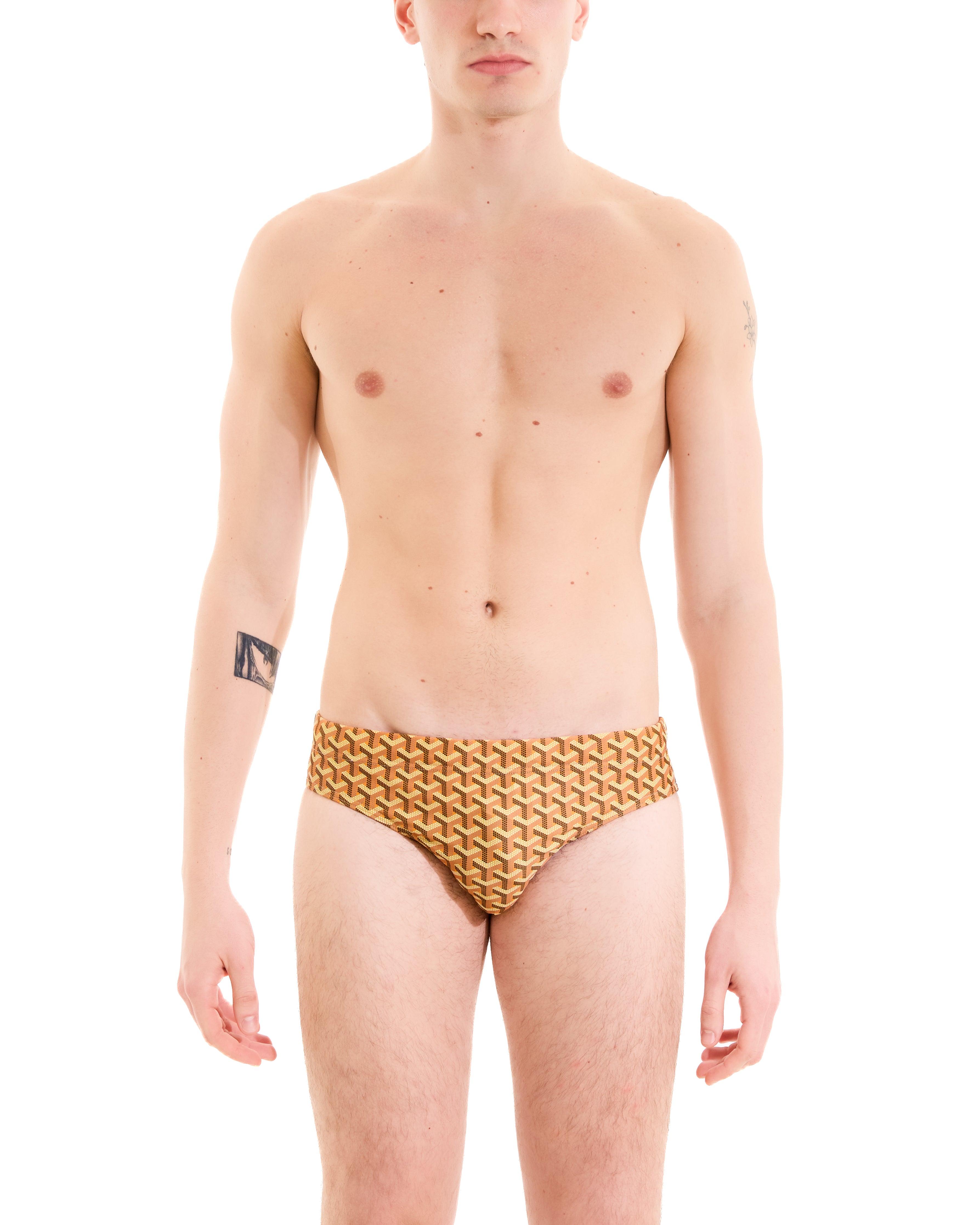 Slip Jamaica Stampa losanga ocra