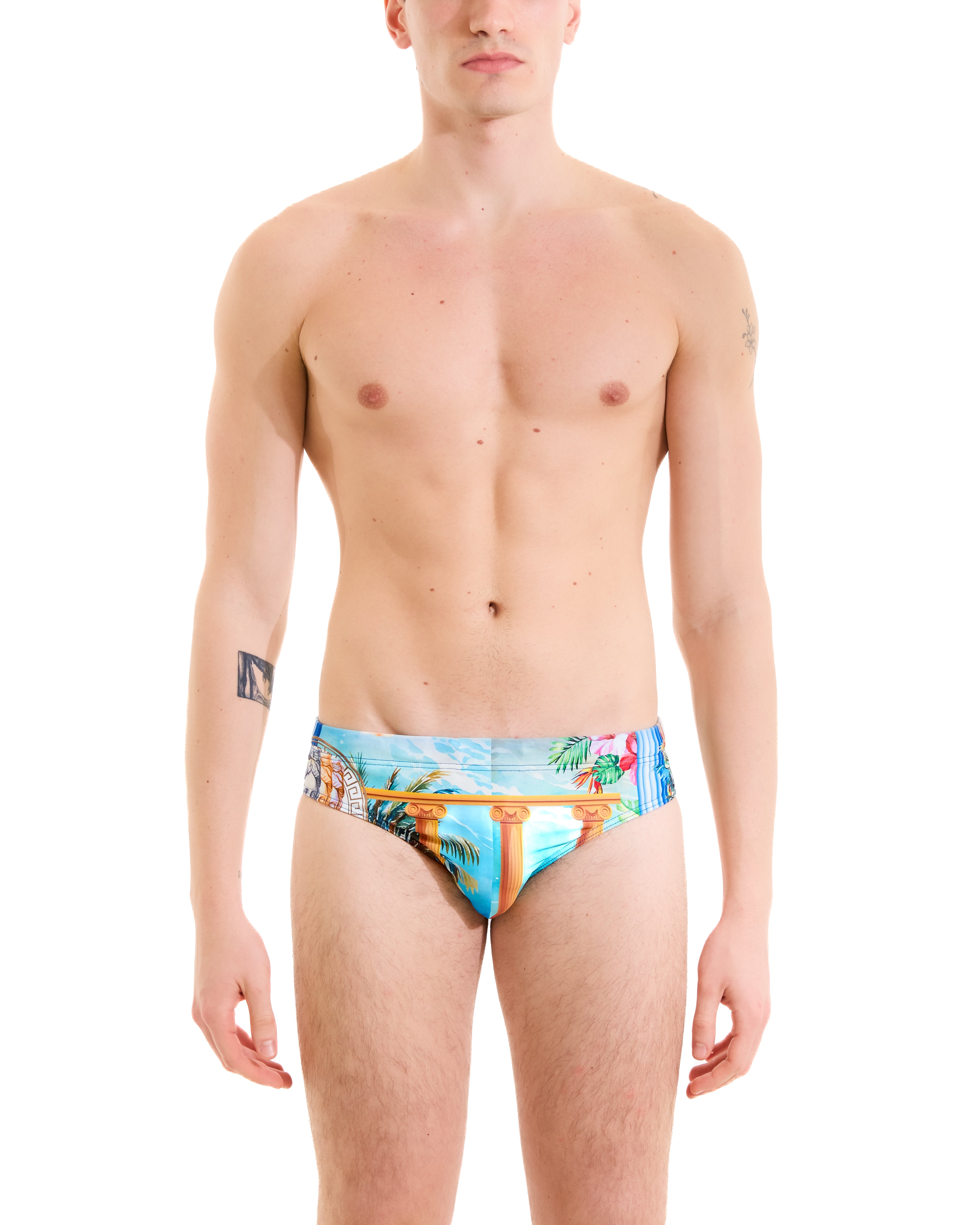 Jamaica Briefs Mediterranean Print