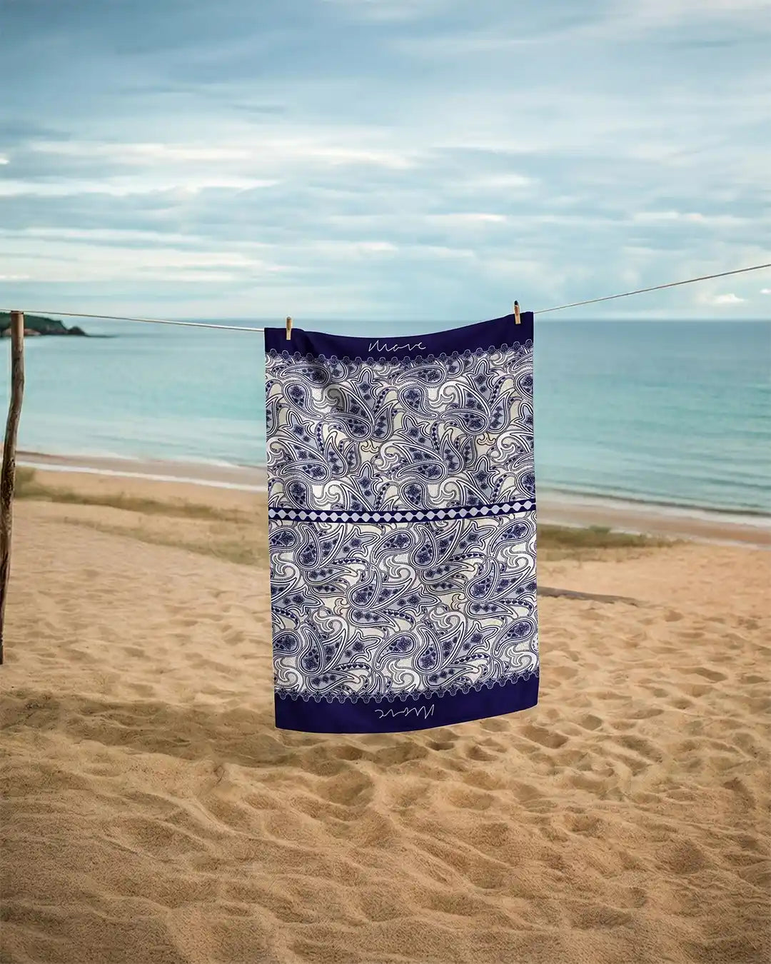 Telo mare stampa Cashmere Arabesco