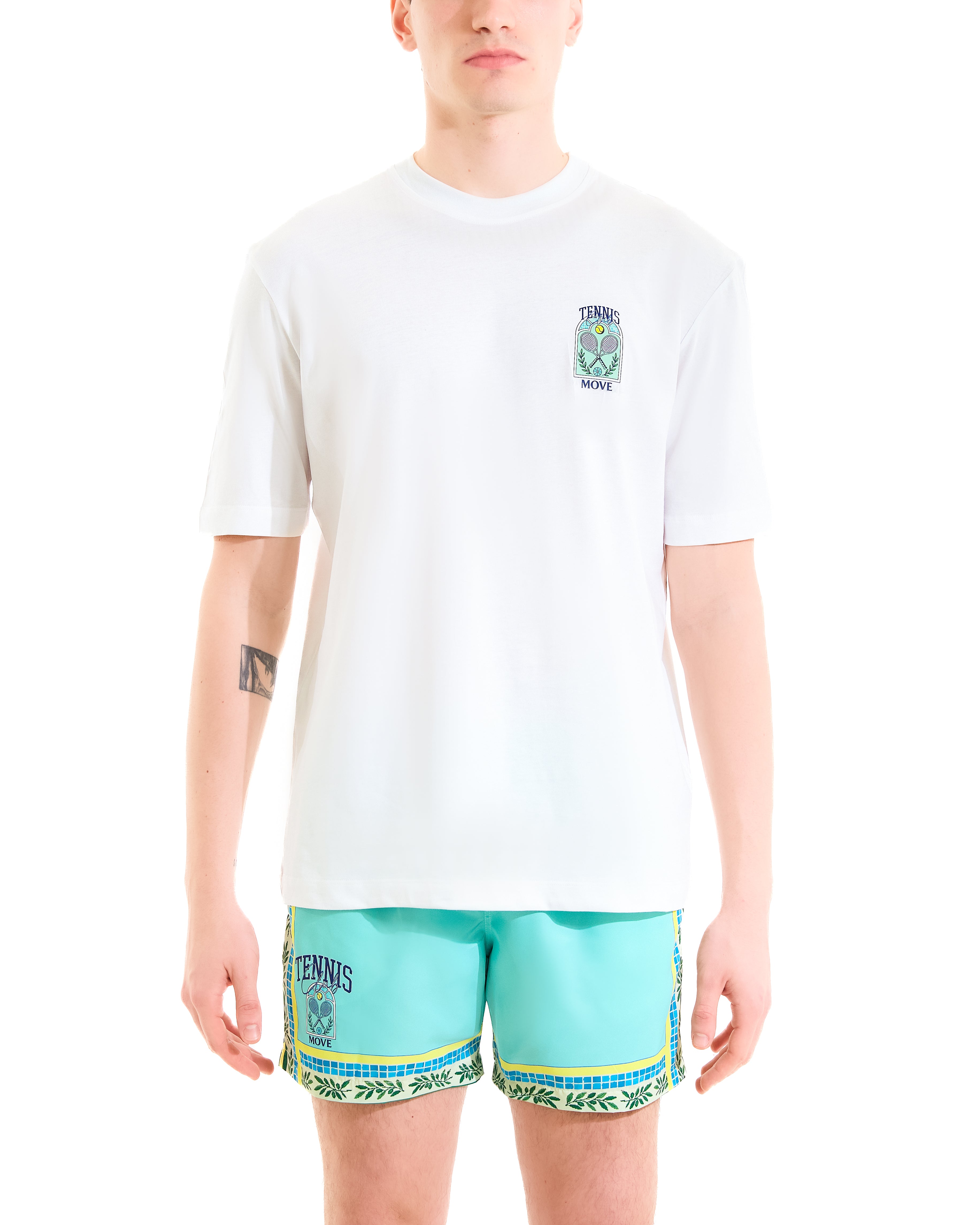 Tennis print T-shirt